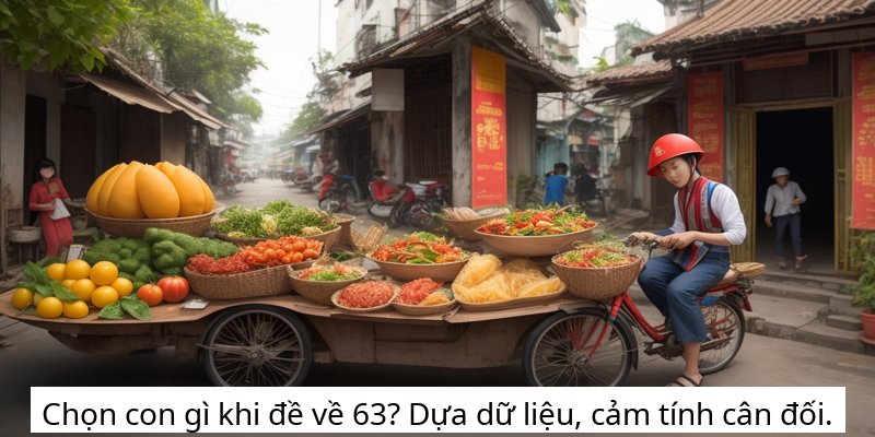 Chọn con gì khi đề về 63? Dựa dữ liệu, cảm tính cân đối.